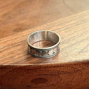 New Sterling Silver 925 Bali Ring Size 9